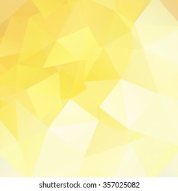 abstract background consisting of yellow, white triangles, vector illustration