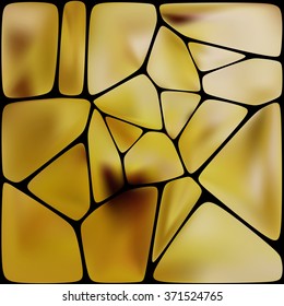 Abstract background consists of glowing blocks of different sizes. Mosaic of gradients.
