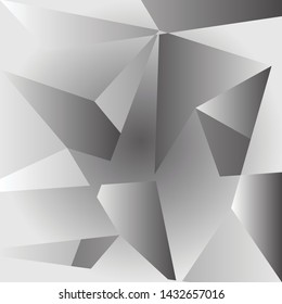 Abstract background consists of gray, white, triangle. Geometric design for banner flyers, web templates, vector images