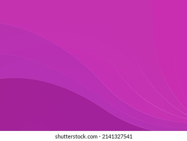 El fondo abstracto consiste en líneas largas. Gradiente de morado a rosa.