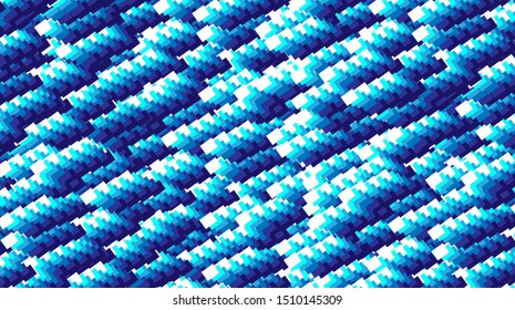 Abstract background. Consists of squares from blue to white. Suitable for banners, web applications, posters, advertisements and stands. Vector image.
