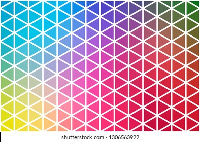 Abstract background and constructor of triangles gradient for patterns. By removing extra triangles you can get objects of various shapes.