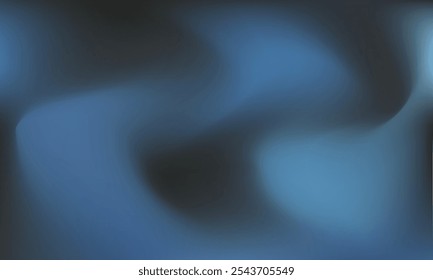 Um plano de fundo abstrato contendo cores azul claro, azul escuro e preto. Fundo de gradiente vibrante abstrato. fundo para site, banner, promoção de vendas, papel de parede e apresentação de negócios