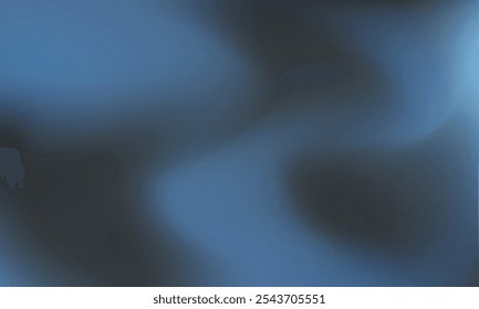 An abstract background containing light blue, dark blue, and black colors. Abstract Vibrant Gradient background. background for website, banner, sales promotion, wallpaper and business presentation
