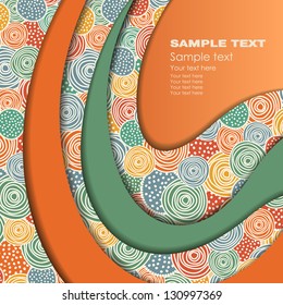 Abstract background in a contemporary style
