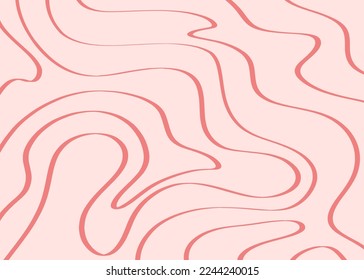 Abstrakter Hintergrund mit Kontur-Linienmuster
