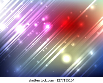 Abstract background with cool lights