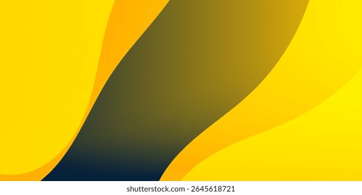 Abstract Background with Copy Space in Blue and Yellow