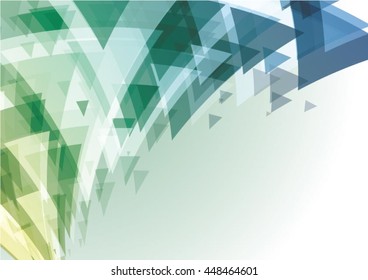 Abstract background corner triangles