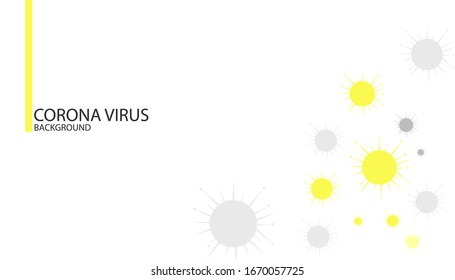 Abstract Background Corona Virus 2020. Wuhan virus disease, virus infections prevention methods, Vector illustrasion
