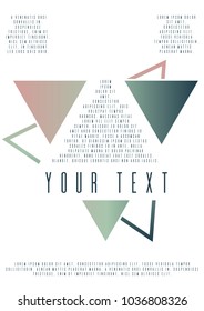Abstract background corporate style.  A4 brochure title sheet. Can be used for poster, brochure, magazine, card, book, flyer, banner, anniversary. Trendy corporate style.
