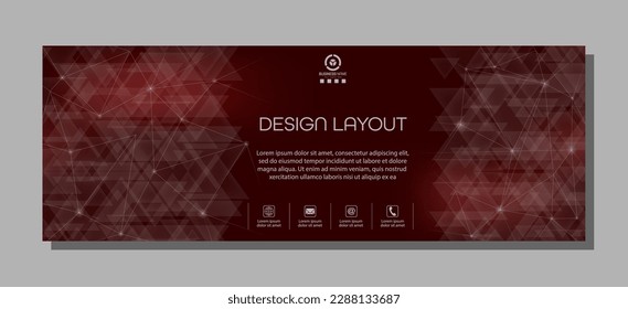 Abstract background for the cover of a book, brochure, booklet or catalog with a grid of triangles. Template for poster, banner and creative interior