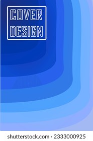 Gradiente azul del diseño de la cubierta de fondo abstracto