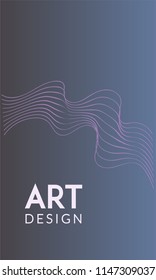 Abstract background cover design. Colorful halftone gray violet gradients. Future geometric patterns. Colorful gradients minimalist vector. Soft gradients. Elegant modern design. Dynamic art vector.