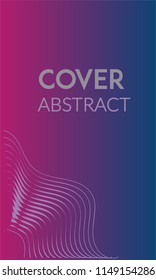 Abstract background cover design. Colorful halftone red blue gradients. Future geometric patterns. Colorful gradients minimalist vector. Soft gradients. Elegant modern cover design. Dynamic art vector
