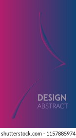 Abstract background cover design. Colorful halftone red blue gradients. Future geometric patterns. Colorful gradients minimalist vector. Soft gradients. Elegant modern cover design. Dynamic art vector