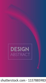 Abstract background cover design. Colorful halftone red blue gradients. Future geometric patterns. Colorful gradients minimalist vector. Soft gradients. Elegant modern cover design. Dynamic art vector