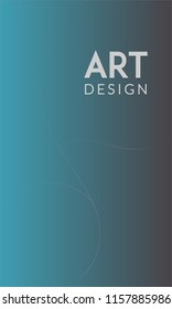 Abstract background cover design. Colorful halftone blue gradients. Future geometric patterns. Colorful gradients minimalist vector. Soft gradients. Elegant modern cover design. Dynamic art vector.