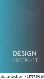 Abstract background cover design. Colorful halftone blue gradients. Future geometric patterns. Colorful gradients minimalist vector. Soft gradients. Elegant modern cover design. Dynamic art vector.