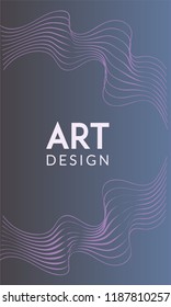 Abstract background cover design. Colorful halftone gray violet gradients. Future geometric patterns. Colorful gradients minimalist vector. Soft gradients. Elegant modern design. Dynamic art vector.