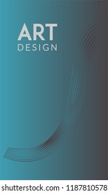 Abstract background cover design. Colorful halftone blue gradients. Future geometric patterns. Colorful gradients minimalist vector. Soft gradients. Elegant modern cover design. Dynamic art vector.