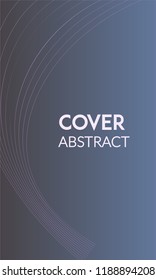 Abstract background cover design. Colorful halftone gray violet gradients. Future geometric patterns. Colorful gradients minimalist vector. Soft gradients. Elegant modern design. Dynamic art vector.