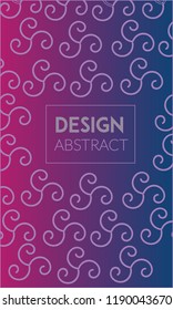 Abstract background cover design. Colorful halftone red blue gradients. Future geometric patterns. Colorful gradients minimalist vector. Soft gradients. Elegant modern cover design. Dynamic art vector