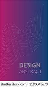 Abstract background cover design. Colorful halftone red blue gradients. Future geometric patterns. Colorful gradients minimalist vector. Soft gradients. Elegant modern cover design. Dynamic art vector