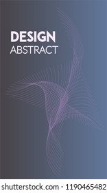 Abstract background cover design. Colorful halftone gray violet gradients. Future geometric patterns. Colorful gradients minimalist vector. Soft gradients. Elegant modern design. Dynamic art vector.