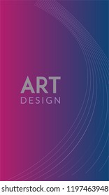 Abstract background cover design. Colorful halftone red blue gradients. Future geometric patterns. Colorful gradients minimalist vector. Soft gradients. Elegant modern cover design. Dynamic art vector