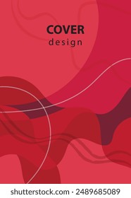Abstract  background cover design template. Vector illustration for advertising, marketing or presentation.