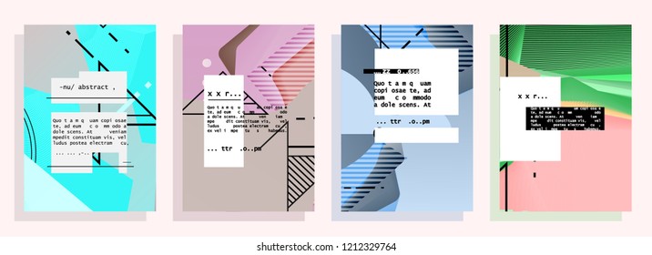 Abstract background cover design. Vector pattern