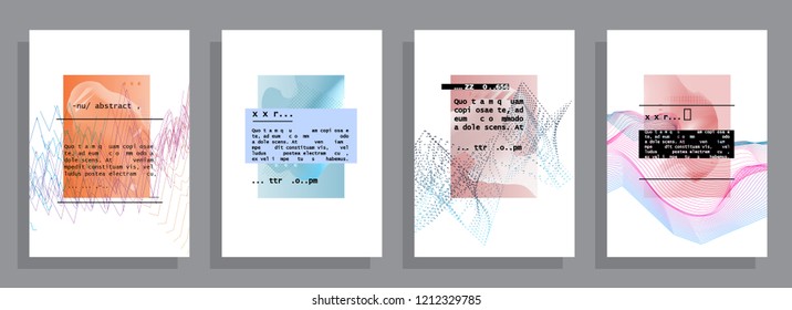 Abstract background cover design. Vector pattern