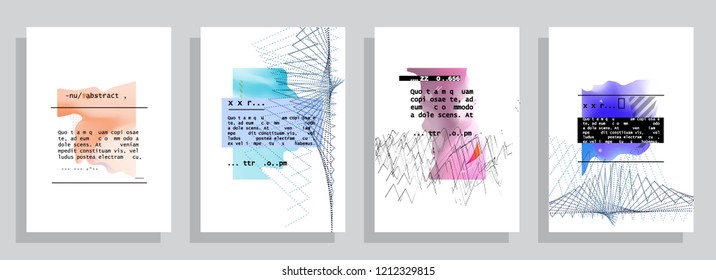 Abstract background cover design. Vector pattern