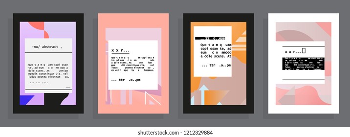 Abstract background cover design. Vector pattern