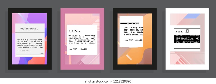 Abstract background cover design. Vector pattern