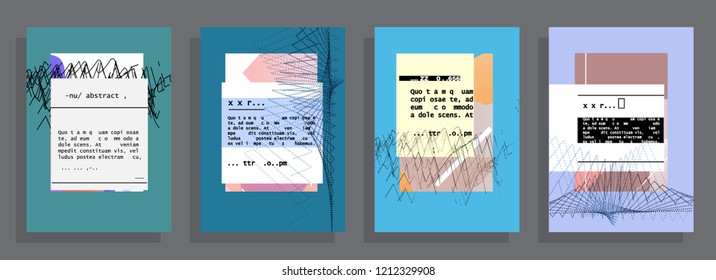 Abstract background cover design. Vector pattern