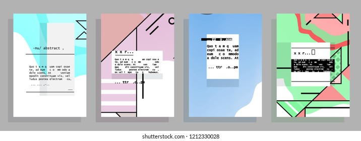 Abstract background cover design. Vector pattern