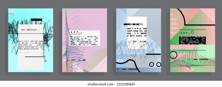 Abstract background cover design. Vector pattern