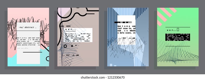 Abstract background cover design. Vector pattern