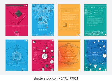 Abstract background cover design. Vector pattern