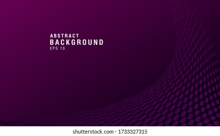 Abstract background cover with mosaic graphic element, dotted surface wave texture in 3d space, presentation digital backdrop