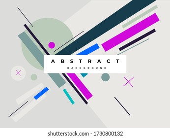 Abstrakter Hintergrund. deckt das Design ab. Zukünftige geometrische Muster. Abstrakte Vektorgrafik. Geometrischer Hintergrund. Dynamische Formen Eps10 Vektor.