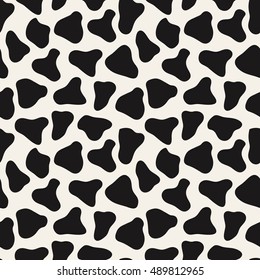 Abstract background. Cow or dalmatian spots seamless pattern. vector illustration for your presentation. can use as background for wedding card 