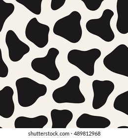 Abstract background. Cow or dalmatian spots seamless pattern. vector illustration for your presentation. can use as background for wedding card 