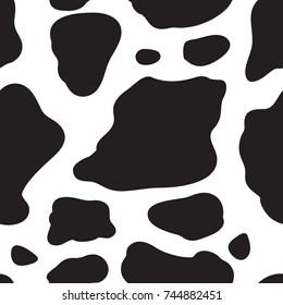 Abstract background. Cow background seamless pattern.