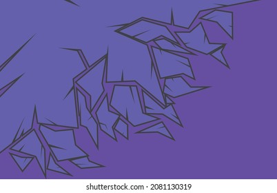 Abstract background with crack pattern and some copy space area
