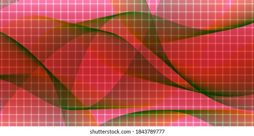 Fondo abstracto creado por varias líneas de color 