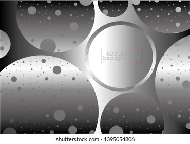 Abstract background created with circles of different sizes.