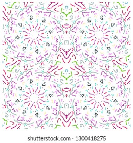 Abstract background created with colorful lines and textures
